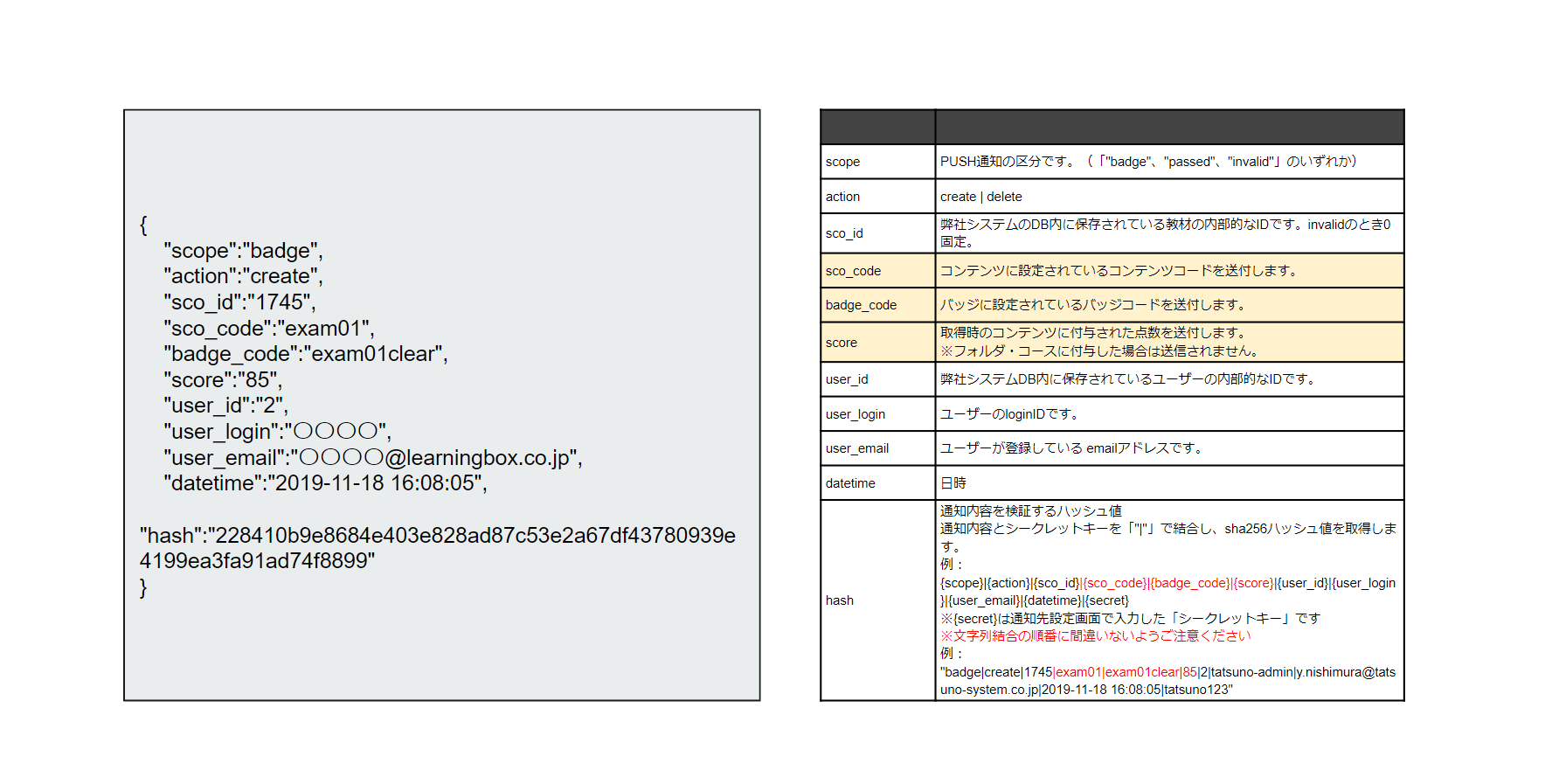 【重要】API（Push通知機能）の仕様変更に関するご案内 | learningBOX