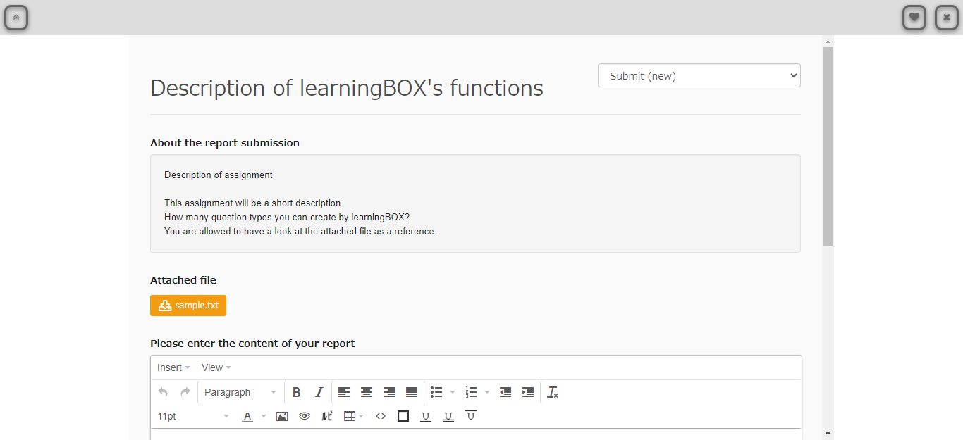 learningBOX-Report